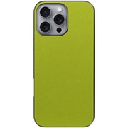 WORK24IP-LG-IP16PM [iPhone 16 Pro Max 用 レザースマホケース/ストラップホール付き ライムグリーン]