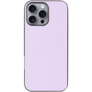 WORK25IP-PL-IP16PM [iPhone 16 Pro Max 用 本革スマホケース/ストラップホール付き ラベンダー]