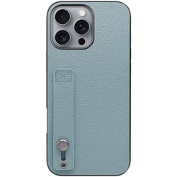 WORK26IP-BU-IP16PM [iPhone 16 Pro Max 用 本革スマホケース/ホールドベルト付き スカイブルー]