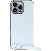 WORK33IP-BU-IP16PM [iPhone 16 Pro Max 用 本革スマホケース/ストラップ＆ストラップホール付き シャーベットブルー]