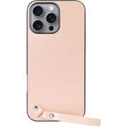 WORK33IP-PK-IP16PM [iPhone 16 Pro Max 用 本革スマホケース/ストラップ＆ストラップホール付き ピーチピンク]