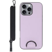 WORK37IP-PL-IP16PM [iPhone 16 Pro Max 用 首掛けスマホケース/ネックストラップ付き ラベンダーパープル]