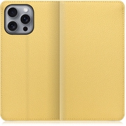 WORK47IP-YL-IP16PM [iPhone 16 Pro Max 用 本革スマホケース/スタンド機能＆カードポケット付き ジャスミンイエロー]