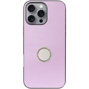WORK48IP-PL-IP16PM [iPhone 16 Pro Max 用 本革スマホケース/スタンド機能＆ストラップホール付き ラベンダーパープル]