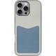WORK49IP-GYBU-IP16PM [iPhone 16 Pro Max 用 PUレザースマホケース/ストラップホール＆カードポケット付き グレーブルー]