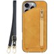 WORK54IP-YL-IP16PM [iPhone 16 Pro Max 用 背面型スマホショルダーケース/ロングストラップ＆カードポケット付き ゴールデンイエロー]