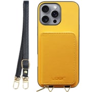 WORK24MPIP-PMP-IP16PM [iPhone 16 Pro Max 用 小銭入れ付きスマホケース/PUレザー/ストラップ付き パンプキン]