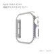 AW-GLPCS42-SV [Apple Watch Series10 液晶ガラス付き PCカバー ストーン 42mm シルバー]