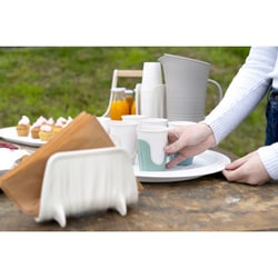 guzzini　the stone　グッチーニ Amazon.co.jp: guzzini(グッチーニ) 中皿 クリアー 27x25xh25.5