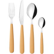 Guzzini（グッチーニ） カトラリー24本セットPOP マスタードイエロー 127500-206