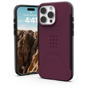 UAG-RIPH24LA-CMS-BD [iPhone 16 Pro Max用 MAGSAFE対応 CIVILIAN ボルドー]