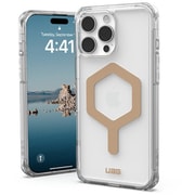 UAG-RIPH24LA-YMS-I/G [iPhone 16 Pro Max用 MAGSAFE対応 PLYO アイス/ゴールド]