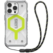 UAG-RIPH24MA-MS-AN/L [iPhone 16 Pro用 MAGSAFE対応 PATHFINDER CLEAR （ランヤード同梱） アクティブネオン]