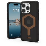 UAG-RIPH24MA-YMS-B/B [iPhone 16 Pro用 MAGSAFE対応 PLYO ブラック/ブロンズ]
