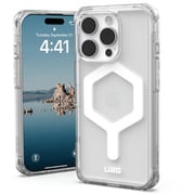 UAG-RIPH24MA-YMS-I/W [iPhone 16 Pro用 MAGSAFE対応 PLYO アイス/ホワイト]