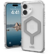 UAG-RIPH24MB-YMS-I/S [iPhone 16用 MAGSAFE対応 PLYO アイス/シルバー]