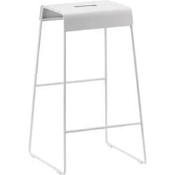 24498 [ZONE DENMARK（ゾーンデンマーク） スツール H65cm A-COLLECTION ソフトグレー]