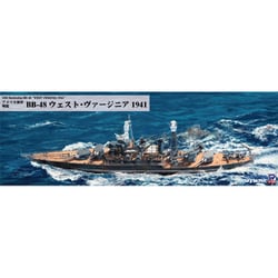 W267 1/700 アメリカ海軍 戦艦 ウェスト・ヴァージニア 1941 [組立式プラスチックモデル]