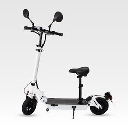 KICKBOARD Basic 本体 ホワイト [キックボードEVベーシックモデル 特定小型原動機付自転車 特定小型 免許不要 折りたたみ ホワイト]