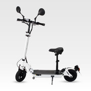 KICKBOARD Basic 本体 ホワイト [キックボードEVベーシックモデル 特定小型原動機付自転車 特定小型 免許不要 折りたたみ ホワイト]