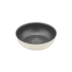ダイヤモンドコートパン IH炒めなべ 26cm アイボリー DCI-T26W