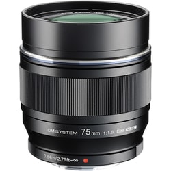 M.ZUIKO DIGITAL ED 75mm F1.8 ブラック [M.ズイコーデジタル 75mm/F1.8 マイクロフォーサーズ ブラック]