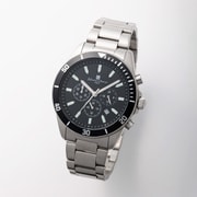 クロノグラフウォッチ メンズ オールチタン ブラック 正規品 1年保証 SM24104-GYBK