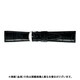 BWE030AU [時計ベルト グレーシャスワニ革 22mm幅 ブラック]