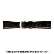 BWE030BW [時計ベルト グレーシャスワニ革 24mm幅 チョコ]