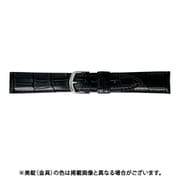 BWE019AN [時計ベルト グレーシャスワニ革 16mm幅 ブラック]
