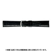 BWE020AP [時計ベルト グレーシャスワニ革 18mm幅 ブラック]