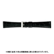 BWE112AO [時計ベルト グレーシャスワニ革 17mm幅 ブラック]
