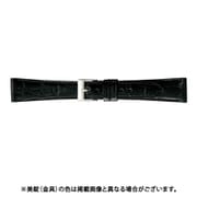 BWE112AP [時計ベルト グレーシャスワニ革 18mm幅 ブラック]