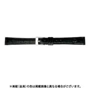 BWE113AI [時計ベルト グレーシャスワニ革 12mm幅 ブラック]