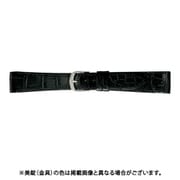 BWE212AO [時計ベルト グレーシャスワニ革 17mm幅 ブラック]