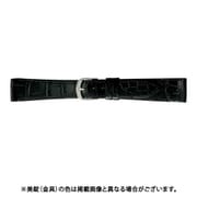 BWE212AR [時計ベルト グレーシャスワニ革 19mm幅 ブラック]