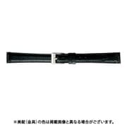 BTE124AF [時計ベルト グレーシャストカゲ革 10mm幅 ブラック]