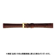 BTE124BL [時計ベルト グレーシャストカゲ革 14mm幅 チョコ]