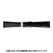 BTE524AO [時計ベルト グレーシャストカゲ革 17mm幅 ブラック]