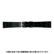 BWE081AO [時計ベルト グレーシャスワニ革 17mm幅 ブラック]