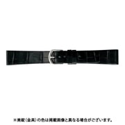 BWE081AP [時計ベルト グレーシャスワニ革 18mm幅 ブラック]