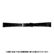 BWE702AI [時計ベルト グレーシャスワニ革 12mm幅 ブラック]