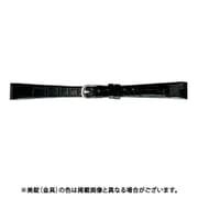 BWE702AJ [時計ベルト グレーシャスワニ革 13mm幅 ブラック]