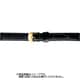 BKME053AJ [時計ベルト スコッチガードレザー牛革 13mm幅 黒]