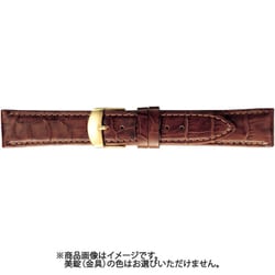 BKME053CO [時計ベルト スコッチガードレザー牛革 17mm幅 茶]