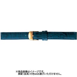 BKME053DM [時計ベルト スコッチガードレザー牛革 15mm幅 ネイビー]