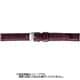 BKME053EH [時計ベルト スコッチガードレザー牛革 11mm幅 ワイン]