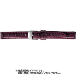 BKME053EL [時計ベルト スコッチガードレザー牛革 14mm幅 ワイン]