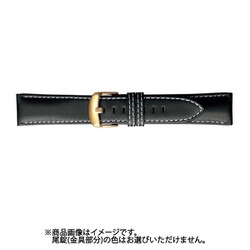 BCME004W1S [時計バンド スコッチガード 20mm 黒-白ステッチ]