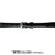 BKME051AL [時計ベルト スコッチガードレザー牛革 14mm幅 黒]